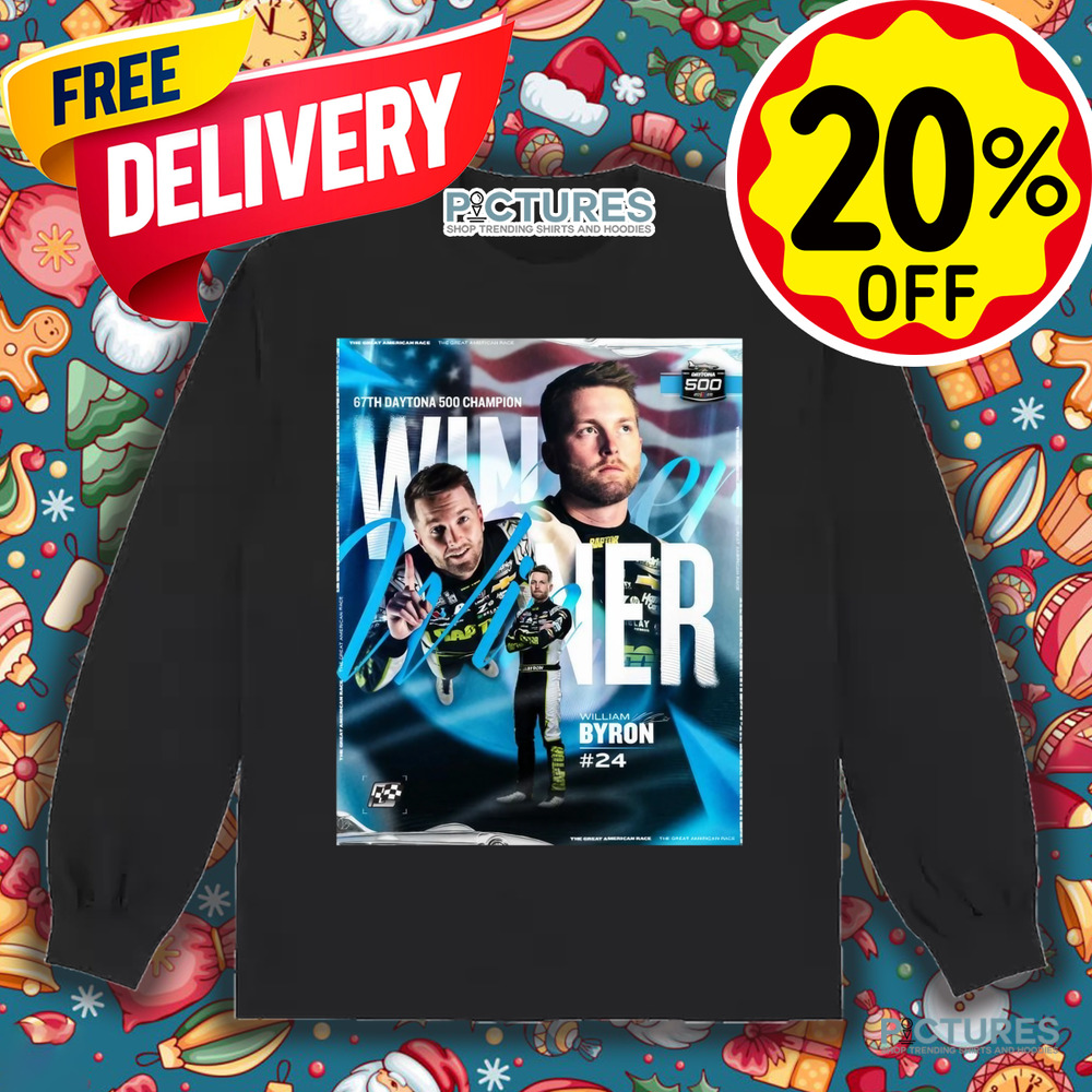 NASCAR Back-To-Back William Byron Winner 67th Daytona 500 Champion 2025 Poster Shirt