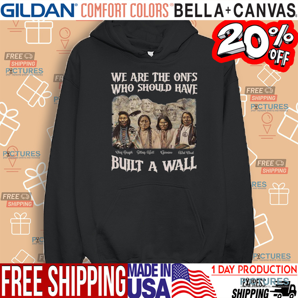 Native American We Are The Ones Who Should Have Built A Wall Shirt