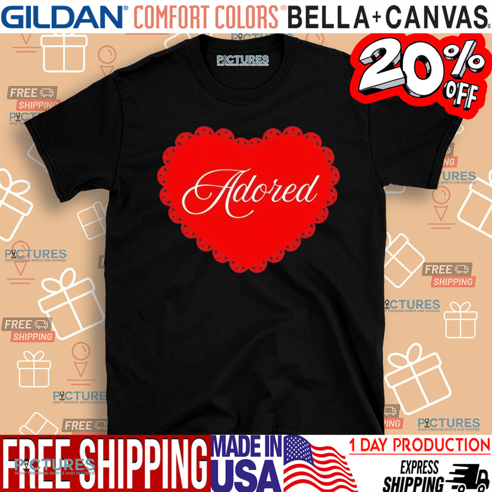 Paris Hilton Adored Heart shirt