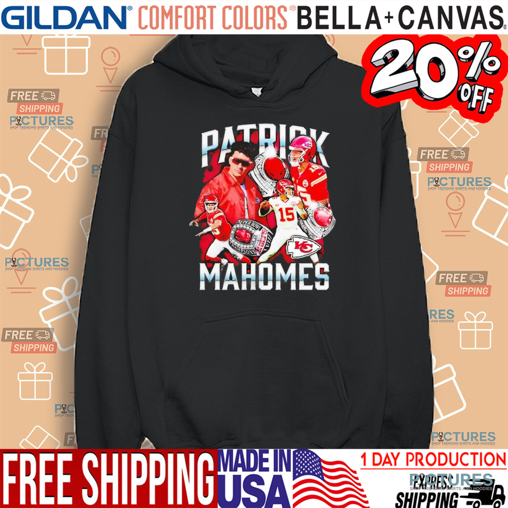Patrick Mahomes notorious player Kansas City Chiefs super bowl champions shirt