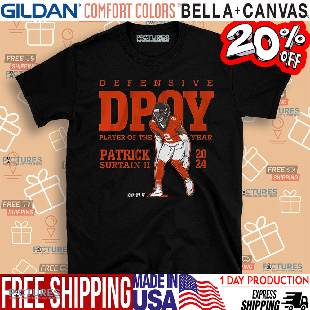 Patrick Surtain II Denver Broncos 2024 NFL Defensive Player Of The Year Shirt