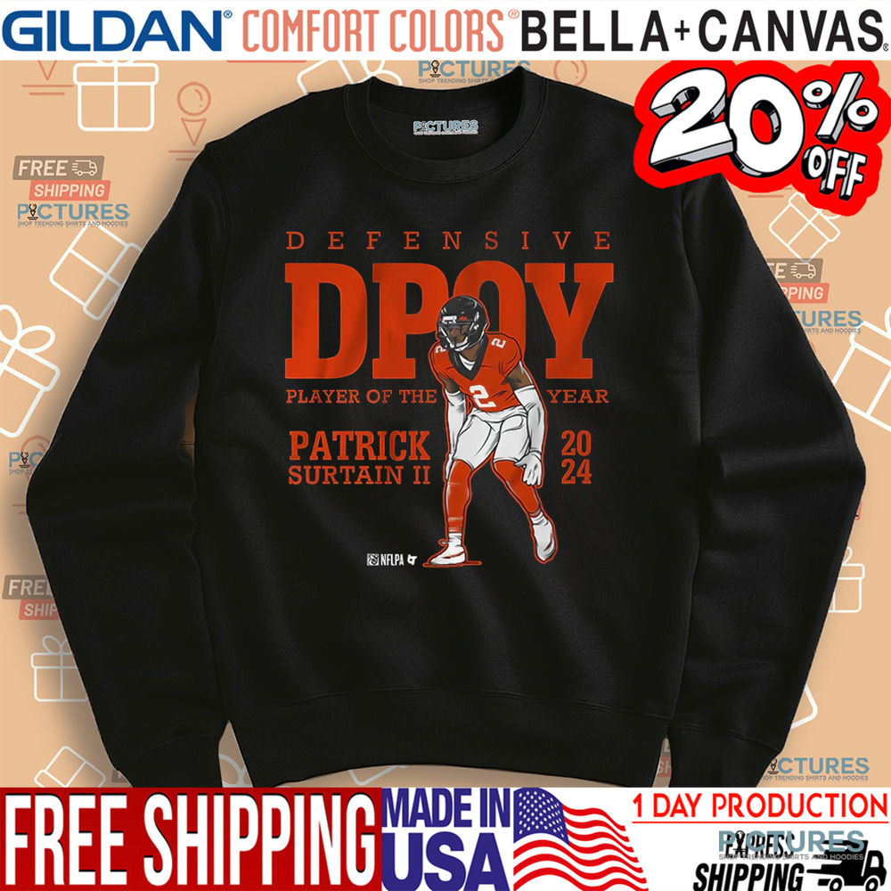 Patrick Surtain II Denver Broncos 2024 NFL Defensive Player Of The Year Shirt Patrick Surtain II Denver Broncos 2024 NFL Defensive Player Of The Year Shirt