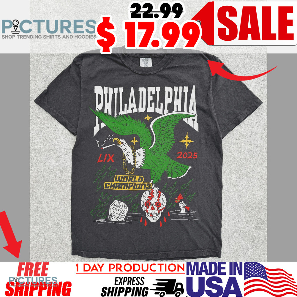Philadelphia Eagles LIX 2025 World Champions Graphic Shirt