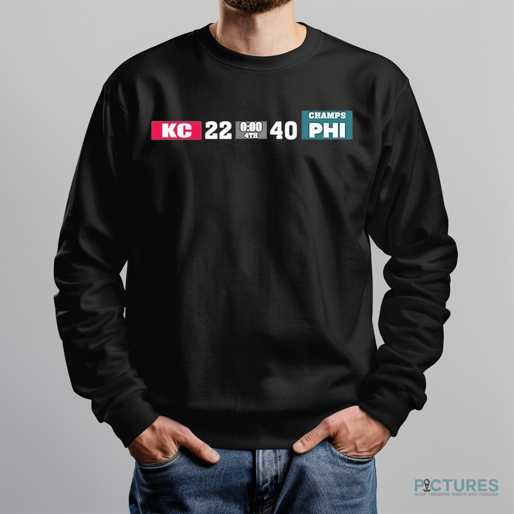 Philadelphia Eagles Soar Over Kansas City Chiefs 40-22 In Super Bowl Shirt