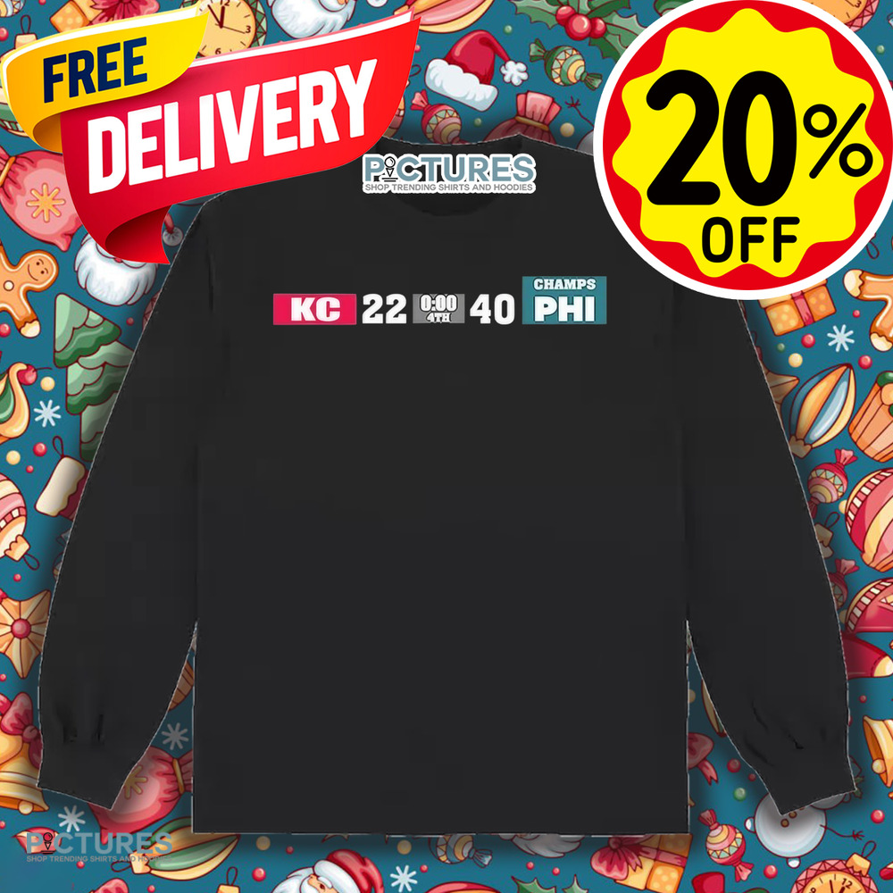 Philadelphia Eagles Soar Over Kansas City Chiefs 40-22 In Super Bowl Shirt