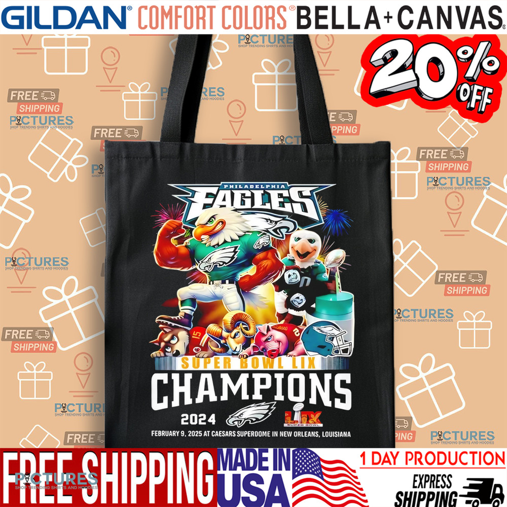 Philadelphia Eagles Super Bowl LIX Champions February 9, 2025 At Caesars Superdome In New Orleans, Louisiana shirt