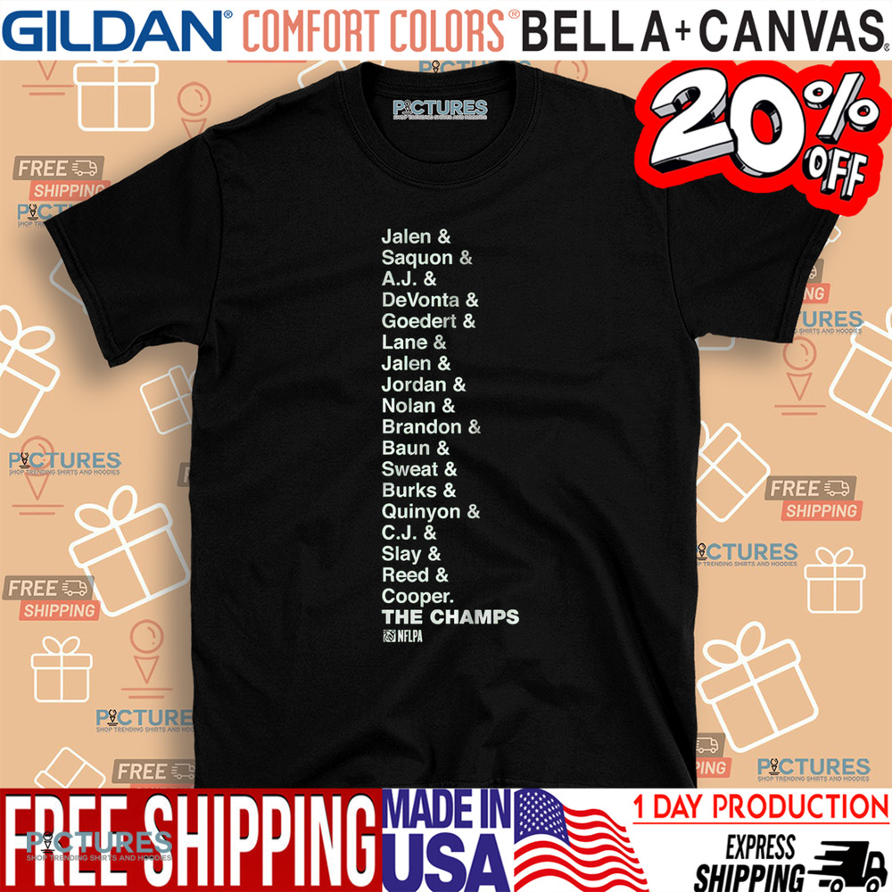 Philadelphia Football The Champs List Shirt
