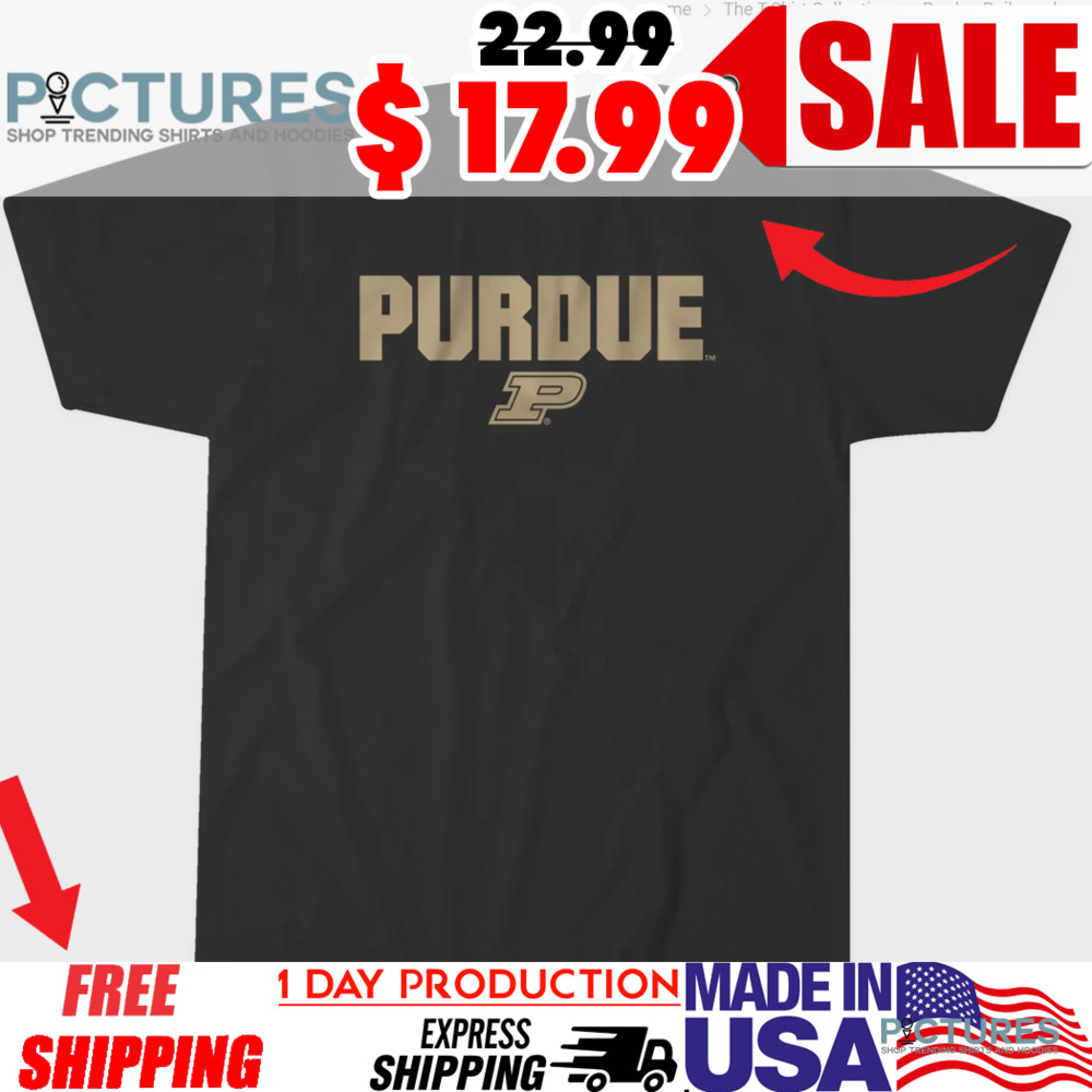Purdue Boilermakers Wordmark Vintage Shirt