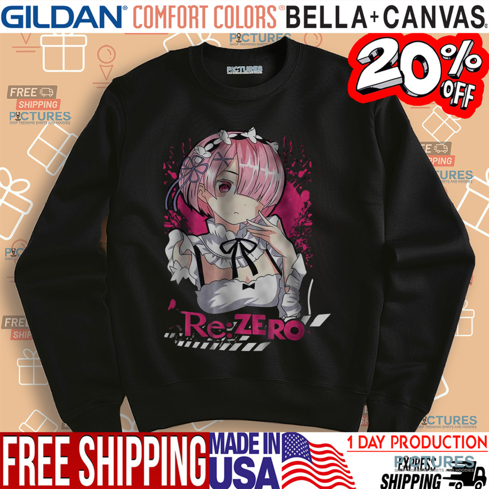 Ram Re Zero Anime Vintage Shirt
