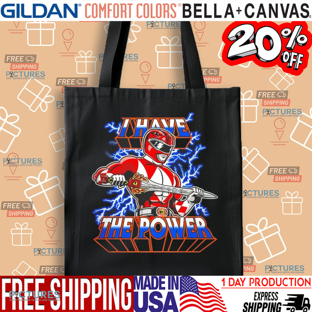 Red Ranger Mighty Morphin Power Rangers X He-Man Masters of the Universe I have the power shirt Red Ranger Mighty Morphin Power Rangers X He-Man Masters of the Universe I have the power shirt