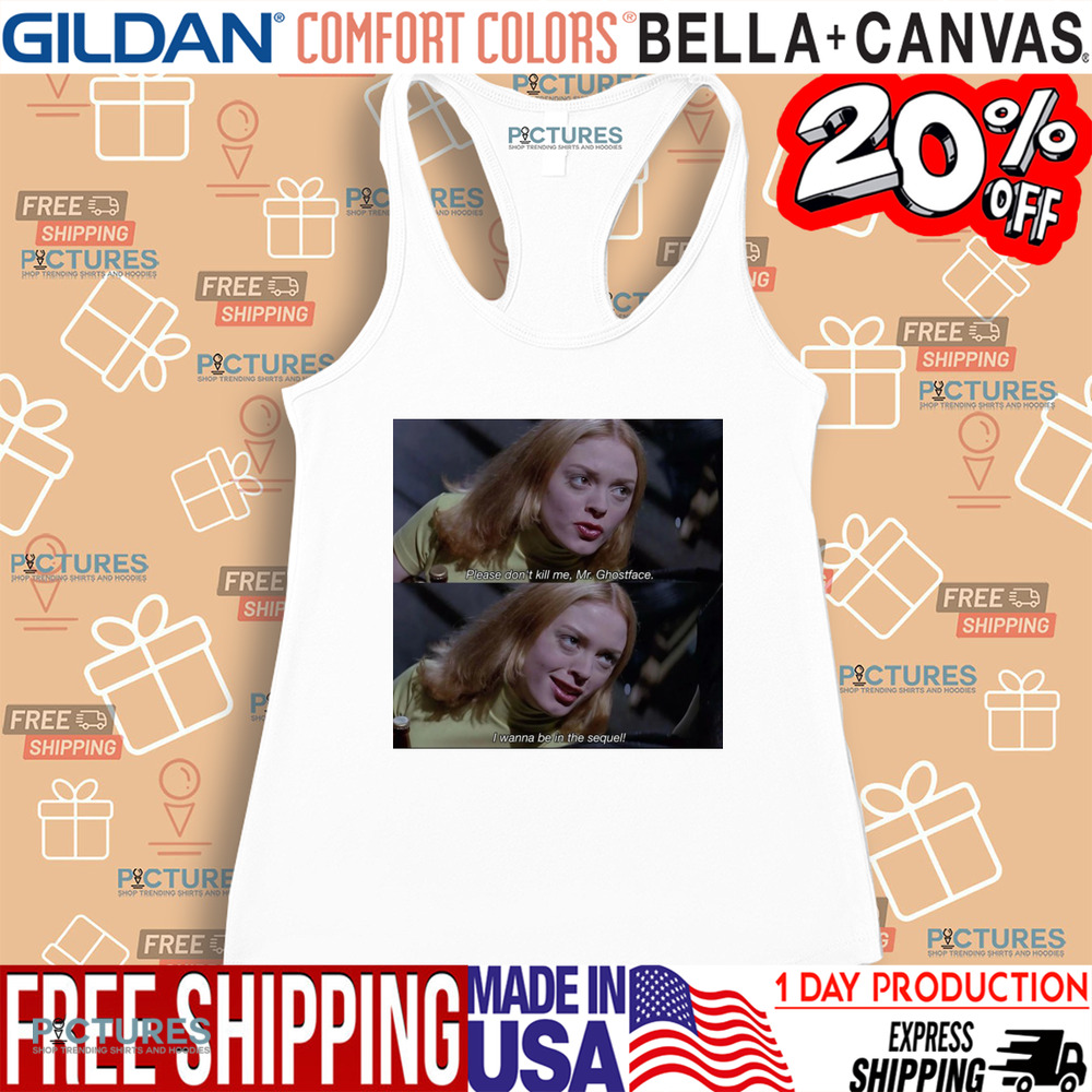 Rose McGowan in Scream 1996 Please Don't Kill Me Mr. Ghostface Movies Shirt