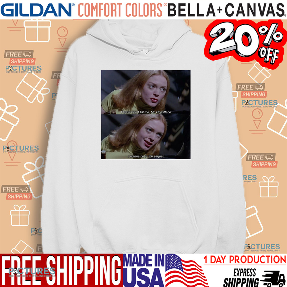 Rose McGowan in Scream 1996 Please Don't Kill Me Mr. Ghostface Movies Shirt