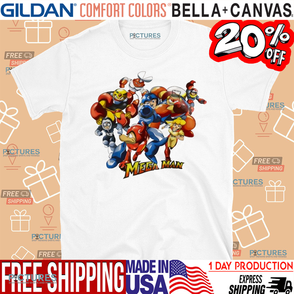 Ruby-Spears Mega Man artwork shirt