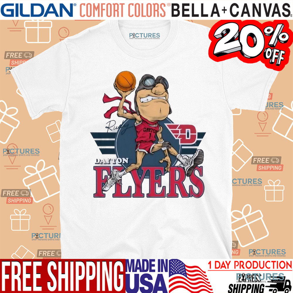 Rudy Dayton Flyers basketball retro shirt