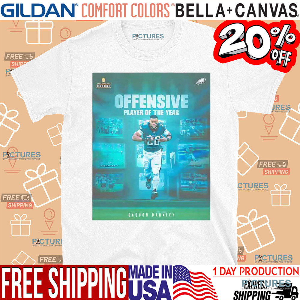 Saquon Barkley NFL offensive player of the year shirt