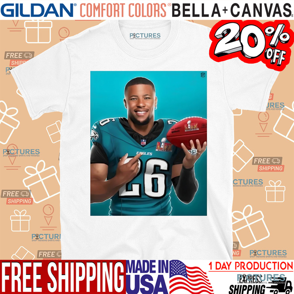 Saquon Barkley Philadelphia Eagles Super Bowl LIX Champions birthday rings trendy poster shirt