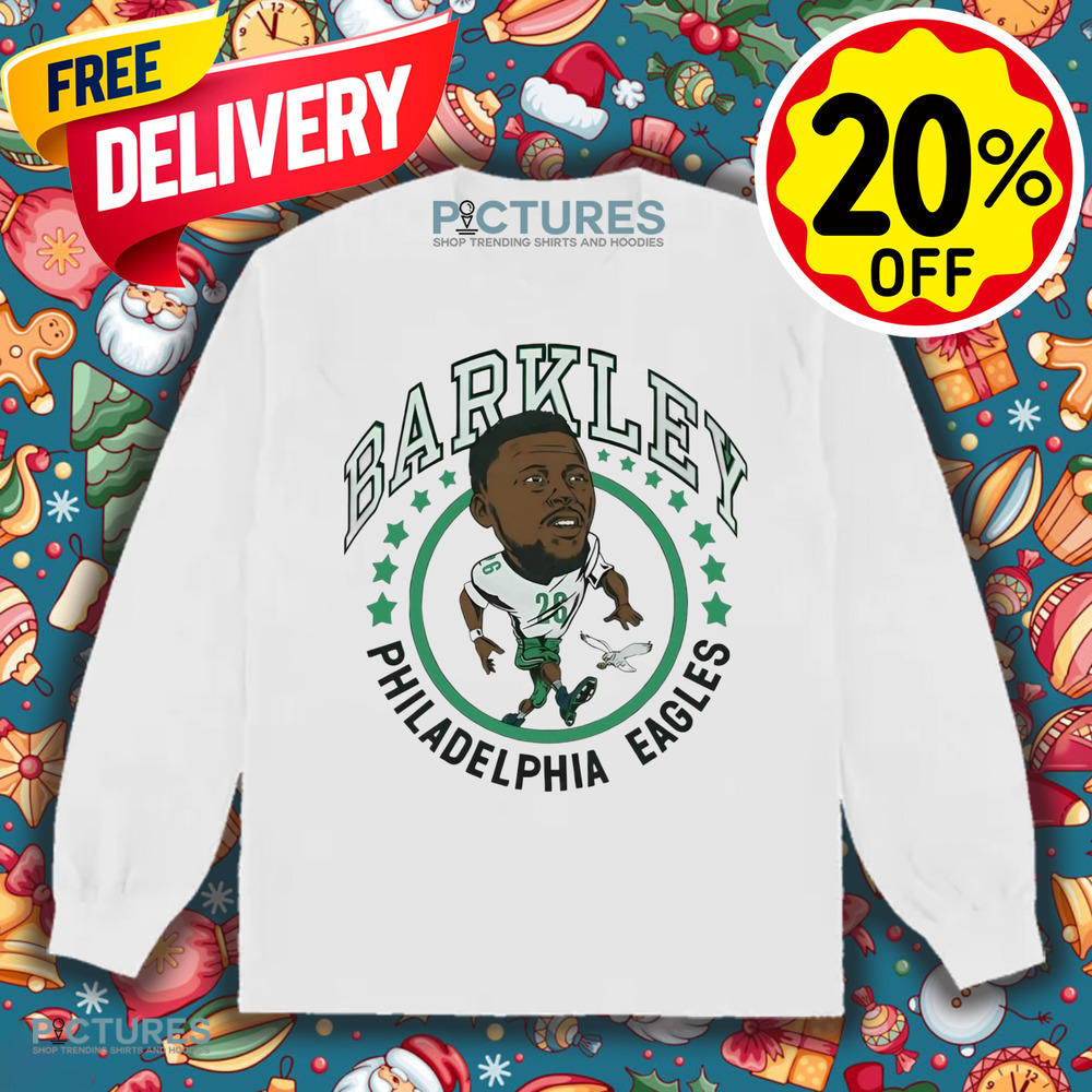 Saquon Barkley Philadelphia Eagles logo caricature vintage shirt