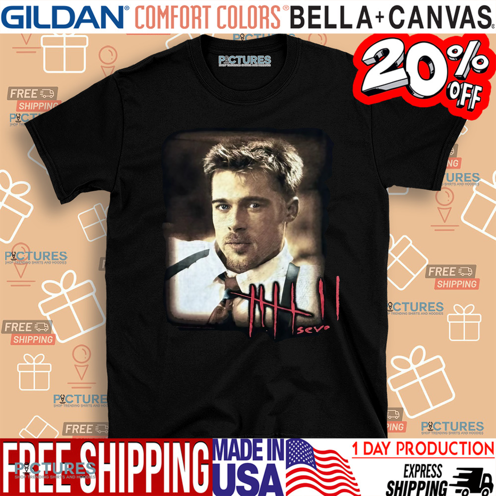 Seven Se7en Brad Pitt 1995 Movie vintage shirt