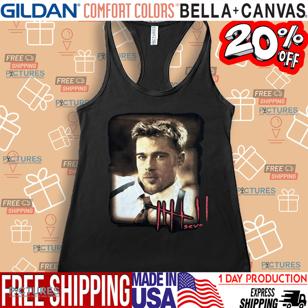 Seven Se7en Brad Pitt 1995 Movie vintage shirt