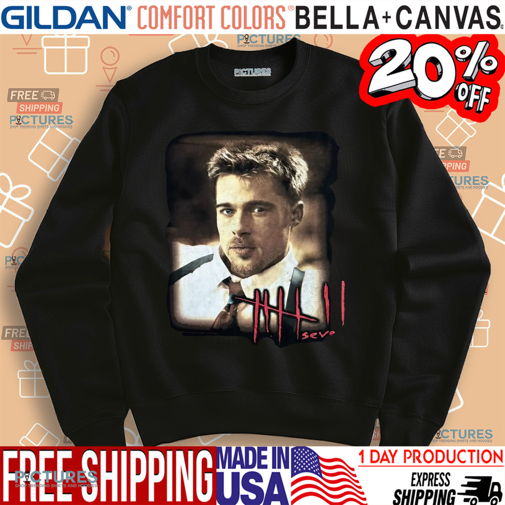 Seven Se7en Brad Pitt 1995 Movie vintage shirt