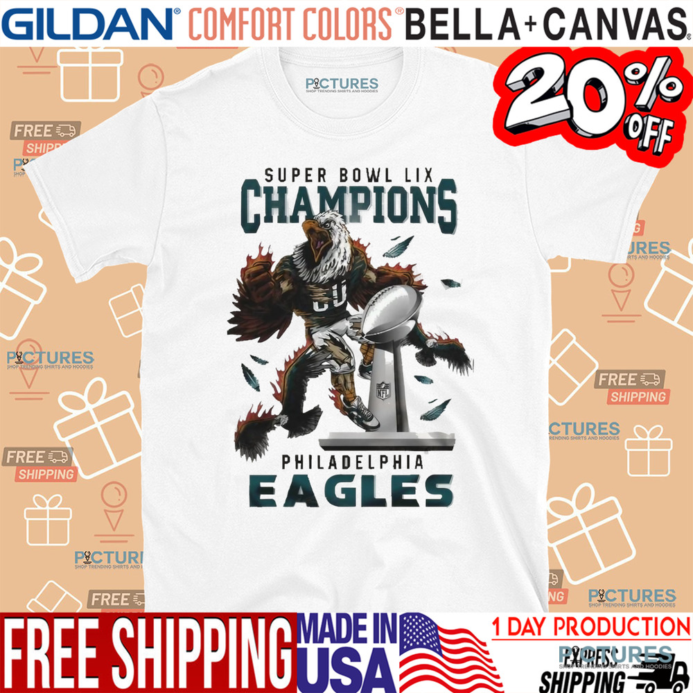 Super Bowl LIX 2025 Champions Philadelphia Eagles NFL Shirt