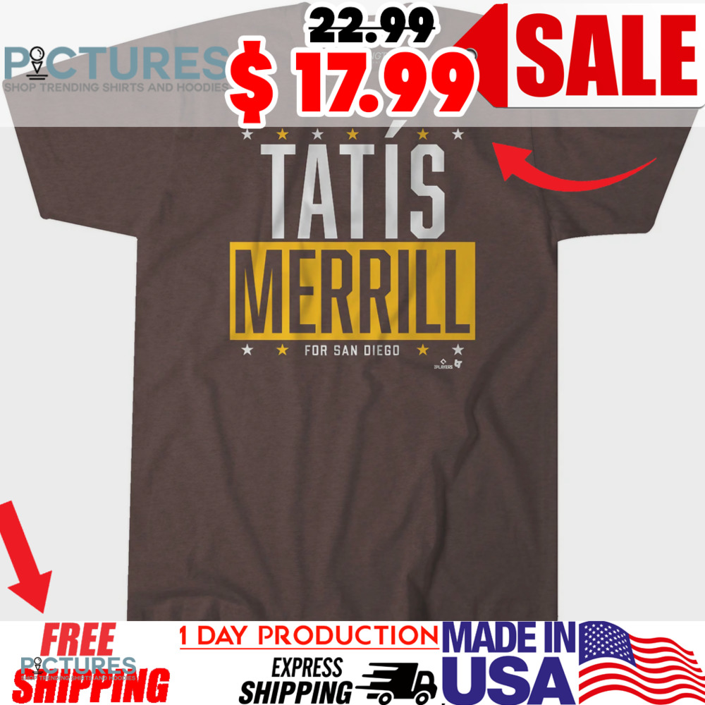 Tatis Merrill for San Diego Padres Star Shirt