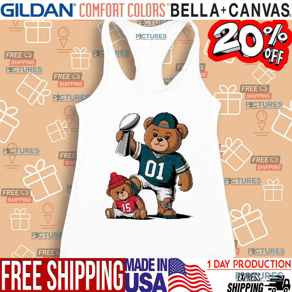 Teddy Eagles Stomp On Teddy Chiefs Super Bowl Lix Champions 2025 Shirt