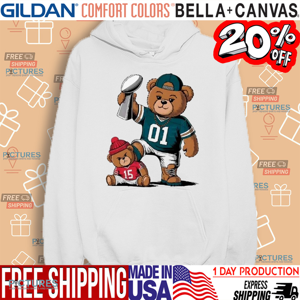 Teddy Eagles Stomp On Teddy Chiefs Super Bowl Lix Champions 2025 Shirt