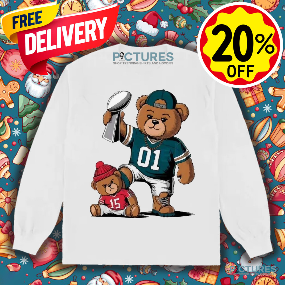 Teddy Eagles Stomp On Teddy Chiefs Super Bowl Lix Champions 2025 Shirt