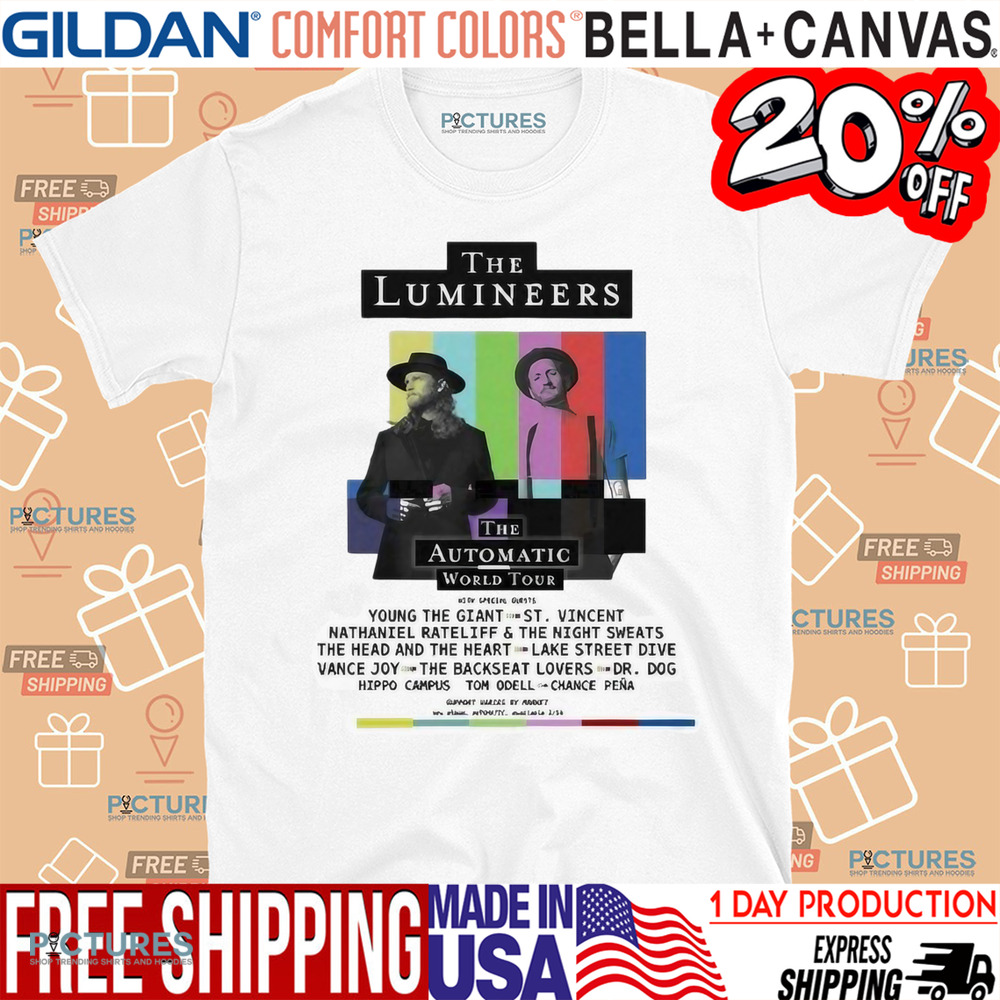 The Lumineers The Automatic World Tour 2025 Shirt