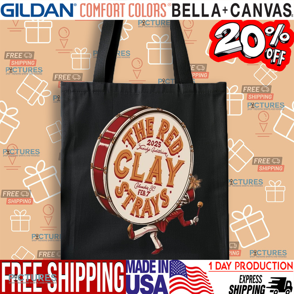 The Red Clay Strays Feb 7 2025 At Township Auditorium In Columbia Sc Tour Shirt The Red Clay Strays Feb 7 2025 At Township Auditorium In Columbia Sc Tour Shirt