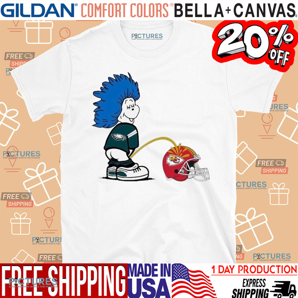 Thing One Philadelphia Eagles Piss On Kansas City Chiefs Shirt