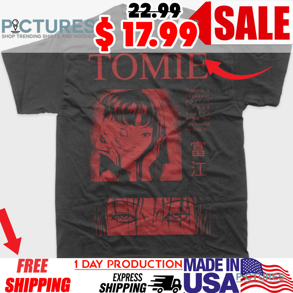 Tomie Junji Ito Collection Janpanese Horror Manga Series Shirt