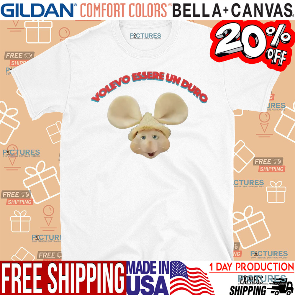 Topo Gigio Volevo Essere Un Duro Shirt