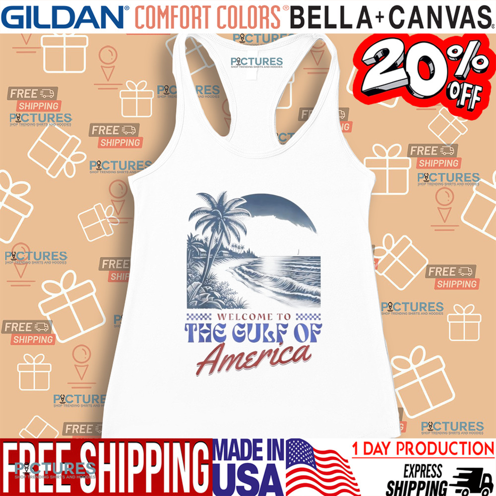 Welcome To America's Gulf Retro Vintage Beach Shirt