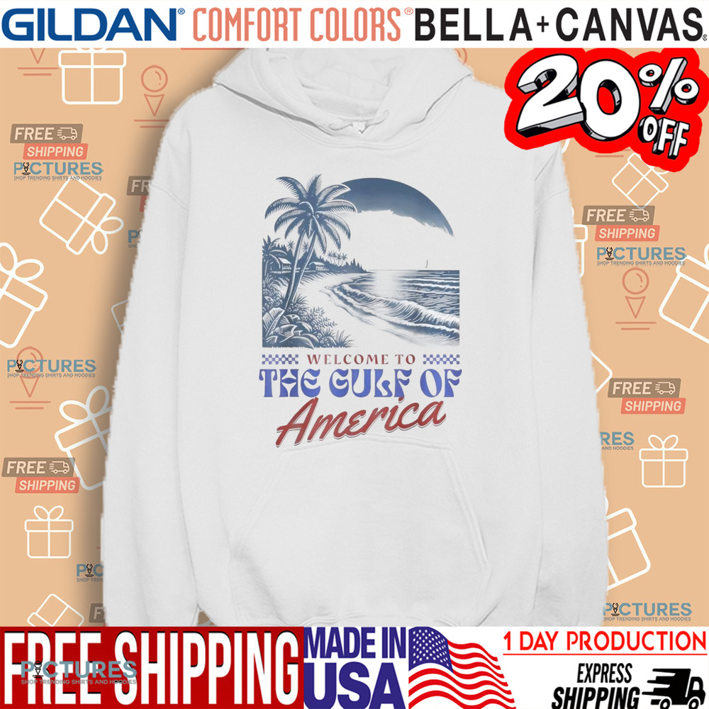 Welcome To America's Gulf Retro Vintage Beach Shirt
