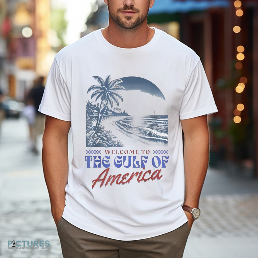 Welcome To America's Gulf Retro Vintage Beach Shirt