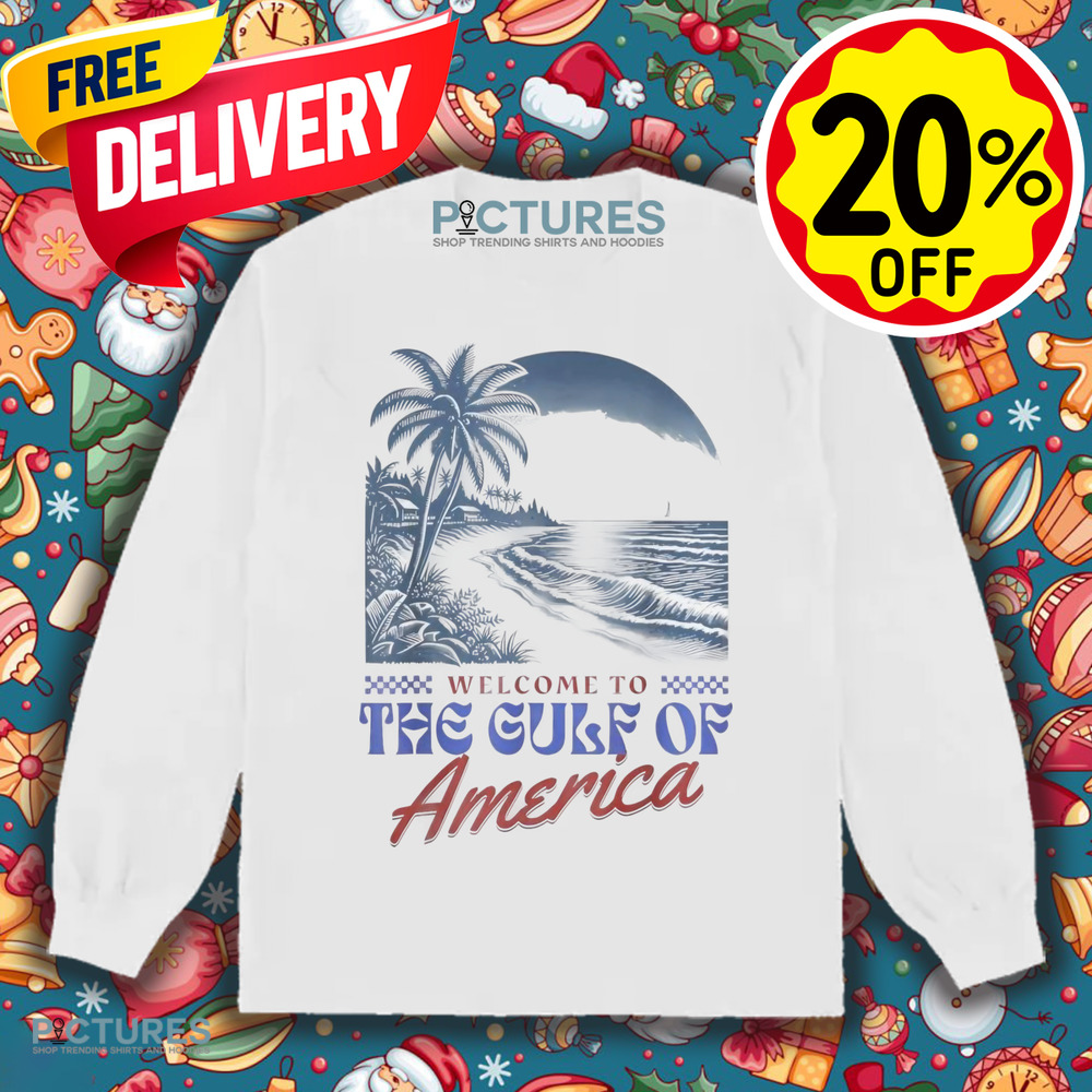 Welcome To America's Gulf Retro Vintage Beach Shirt