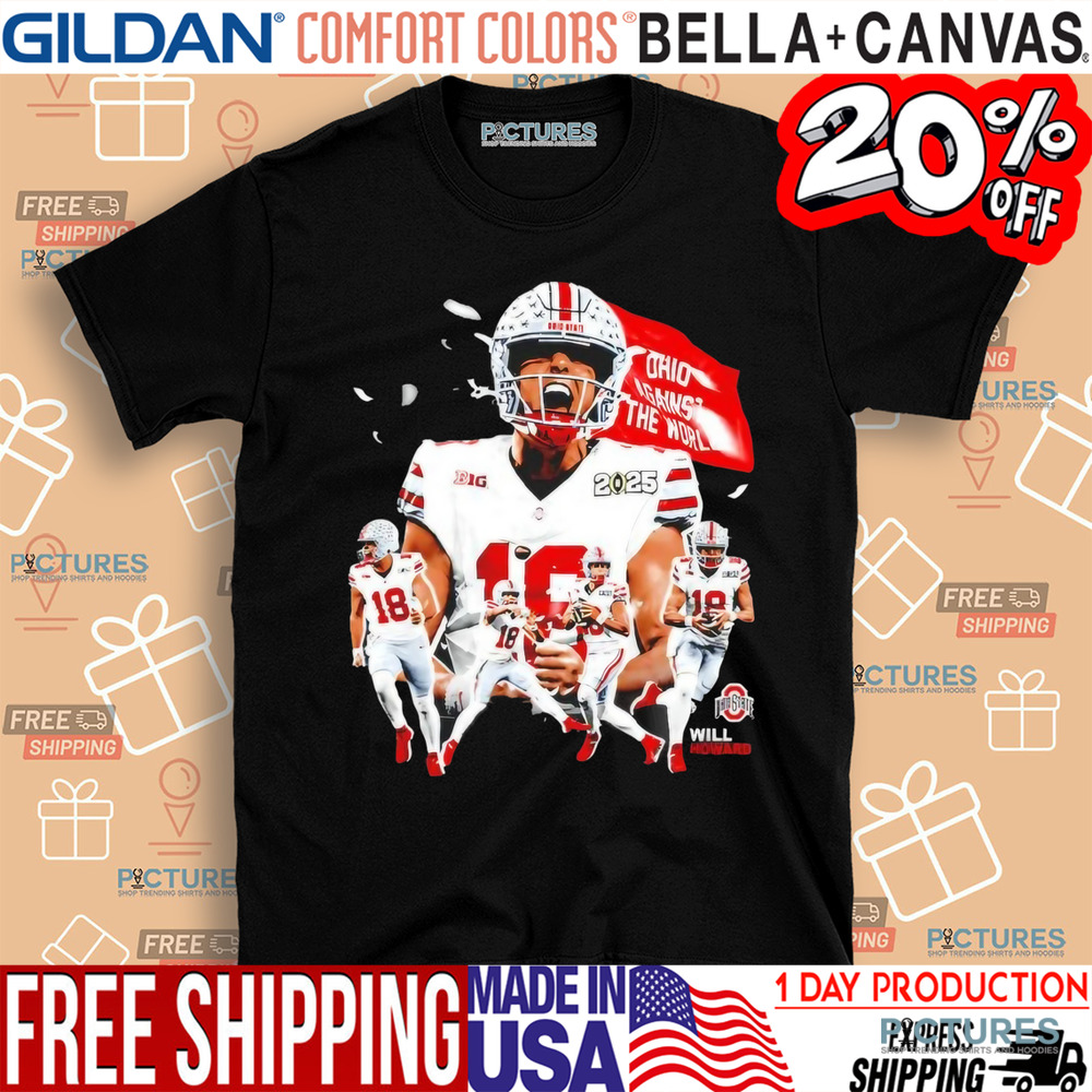 Will Howard Ohio State Buckeyes Graphic 2025 Shirt
