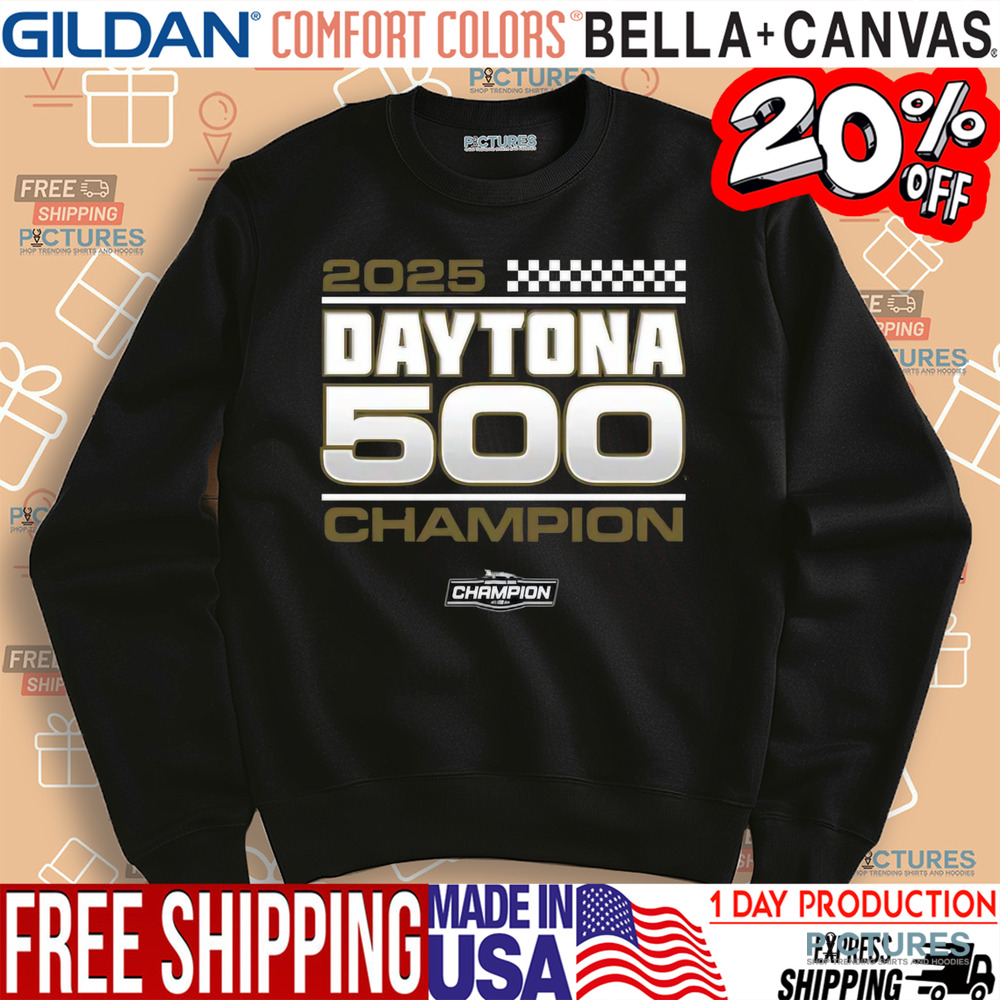 William Byron Checkered Flag Sports 2025 Daytona 500 Champion Exclusive Shirt
