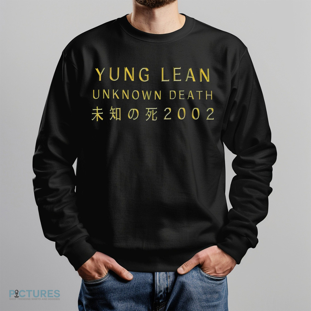 Yung Lean Unknown Death 2002 Album Tour Shirt Yung Lean Unknown Death 2002 Album Tour Shirt