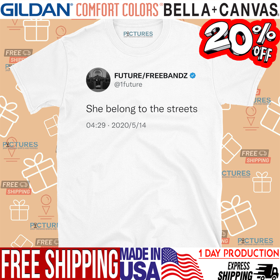 Future Freebandz She Belong To The Streets Shirt