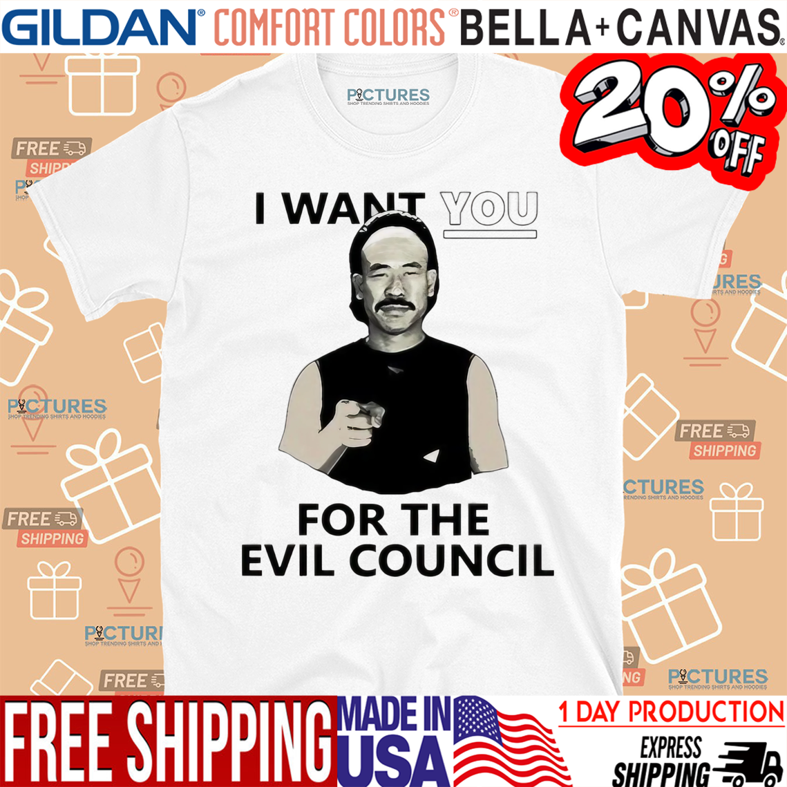 I Want You For The Evil Council Shirt
