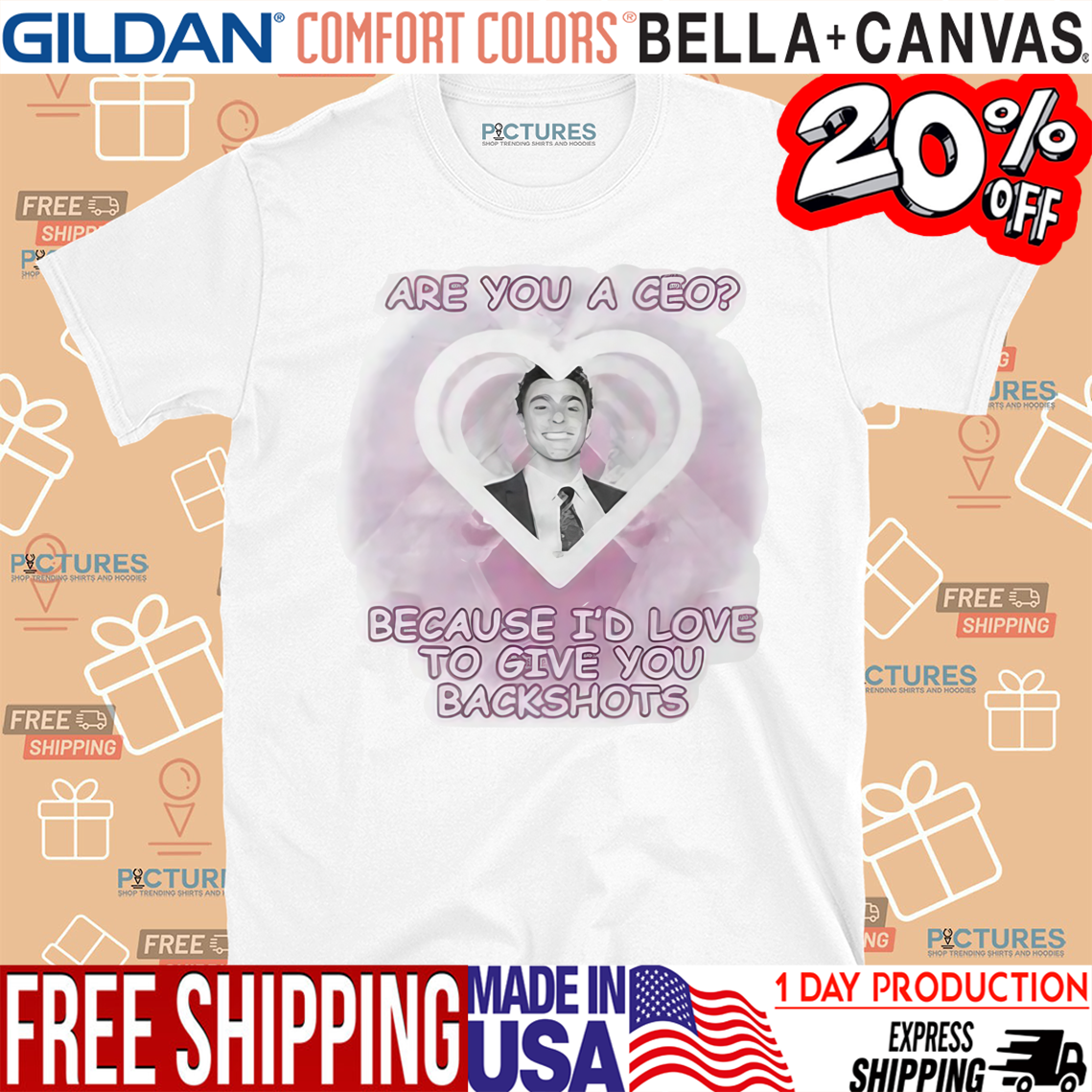 Luigi Mangione Are You A CEO Because I’d Love To Give You Backshots Shirt