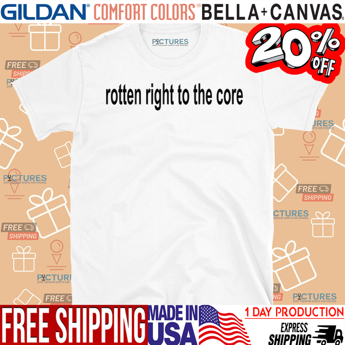 Rotten Right To The Core Shirt