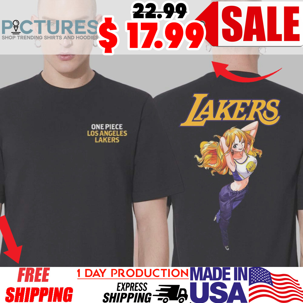 Los Angeles Lakers One Piece Nami NBA Shirt