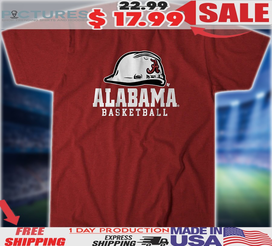 Alabama Crimson Tide Basketball Hard Hat Shirt