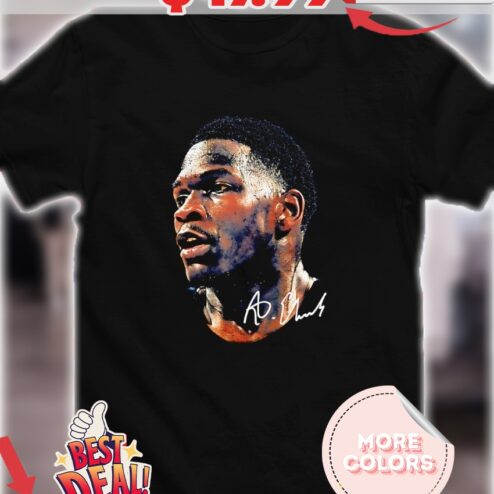 Anthony Edwards NBA big face signature shirt