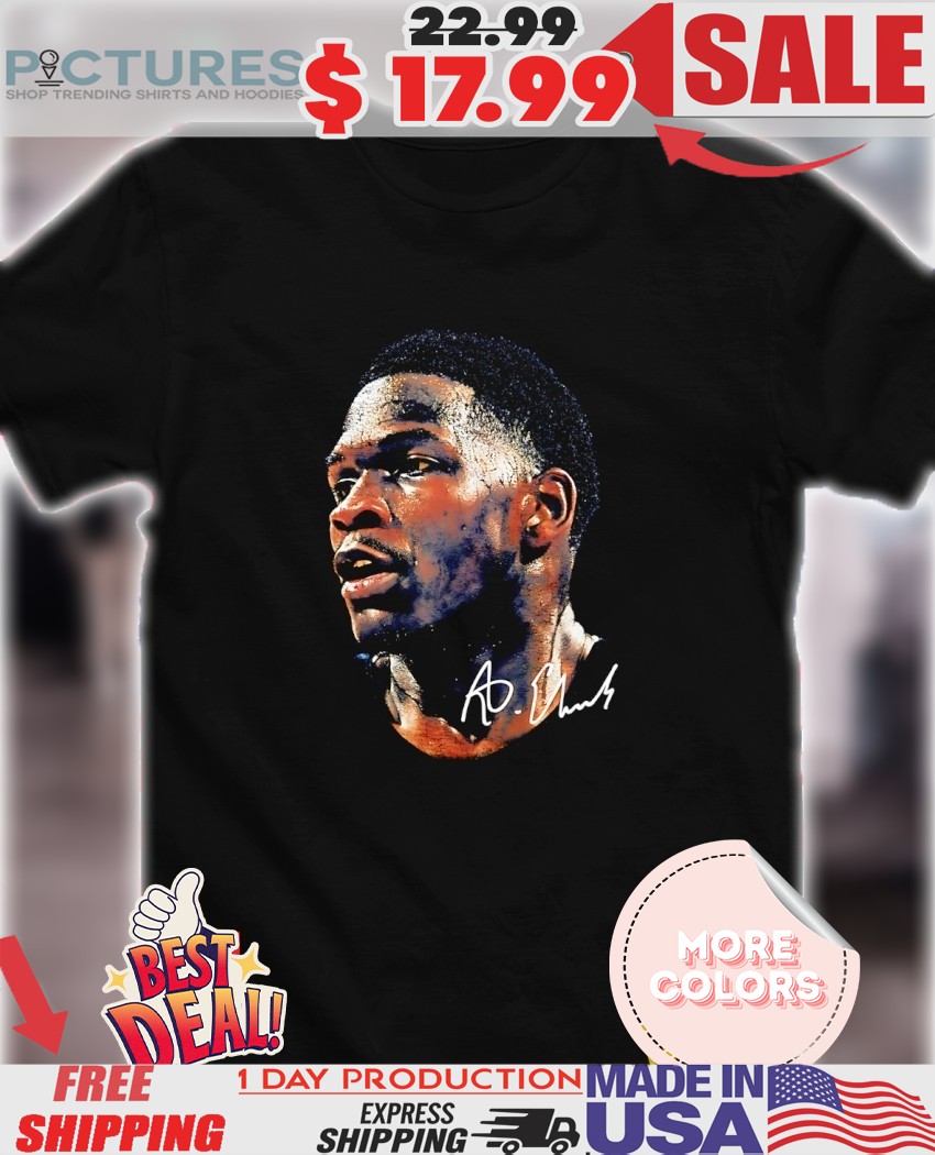 Anthony Edwards NBA big face signature shirt Anthony Edwards NBA big face signature shirt