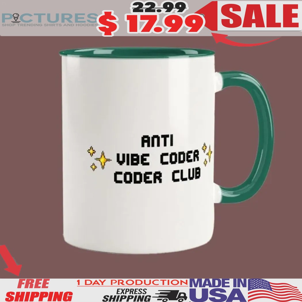 Anti Vibe Coder Coder Club Mug